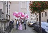 vypúšťanie svadobných balónov