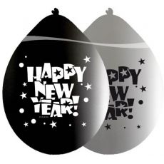 Balóny Happy new year 8ks