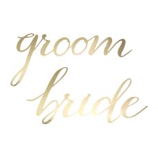 Banner Bride Groom