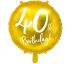 Balon 40 zlatý
