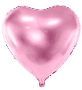 Balón srdce ružové