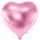 Balón srdce ružové