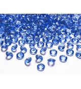Diamantové konfety modré