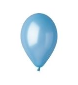 Balón perleťový modrý 26cm 100ks