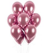 Balón chrómový ružový