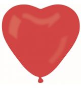 Balón srdce červené
