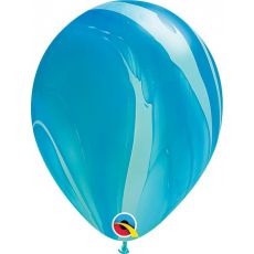 Balón mramorový modrý