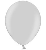Balón perleťový strieborný 12cm