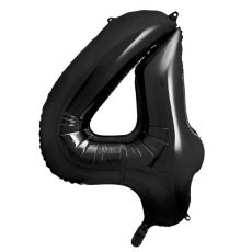 Balón číslo 4 čierny 86cm