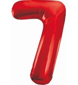 Balón číslo 7 červený 85cm