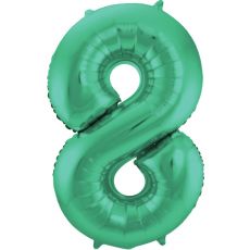 Balón číslo 8 zelený 86cm