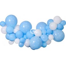 Balónová girlanda modrá
