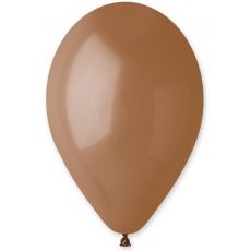 Balón hnedý kávový 26cm 100ks