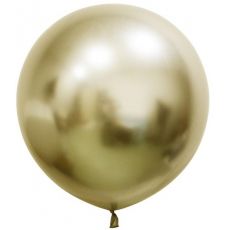 Balón chrómový zlatý 60cm
