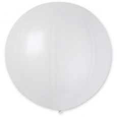 Balón perleťový biely 65cm