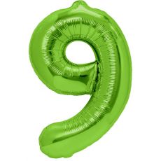Balón číslo 9 zelený 86cm