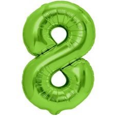 Balón číslo 8 zelený 86cm