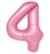 Balón číslo 4 ružová 86cm