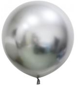 Balón chrómový strieborný 60cm