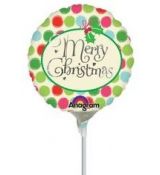 Balón mini Merry Christmas